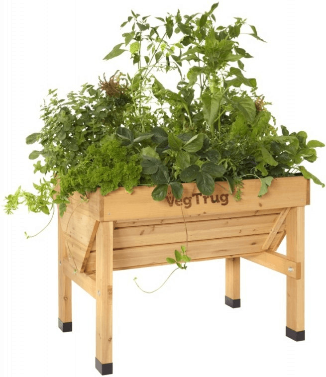 VegTrug Hochbeet Für Kinder - 49x46x63cm - FSC Holz Mit Bio-Vlies