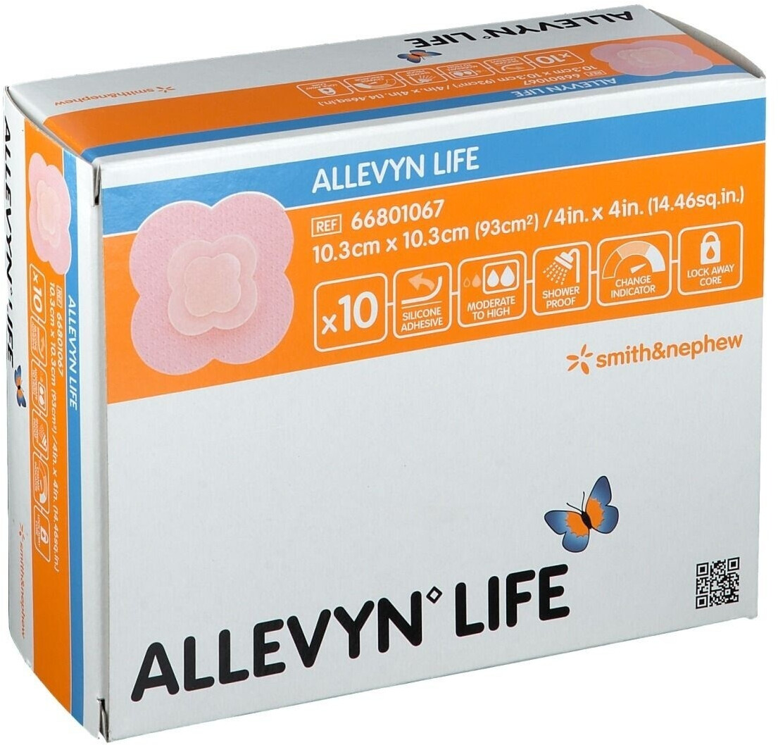 Smith & Nephew Allevyn Life 10,3 x 10,3 cm (10 pcs.)