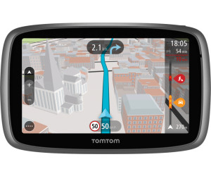 caseroxx GPS-Tasche für TomTom Go 5100 LMT Weltkarte in schwarz aus Kunststoff 