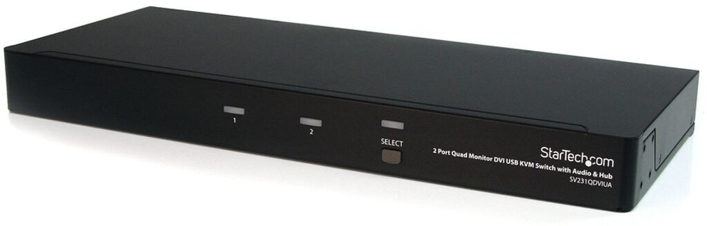StarTech 2 Port Quad Monitor Dual-Link DVI USB KVM Switch