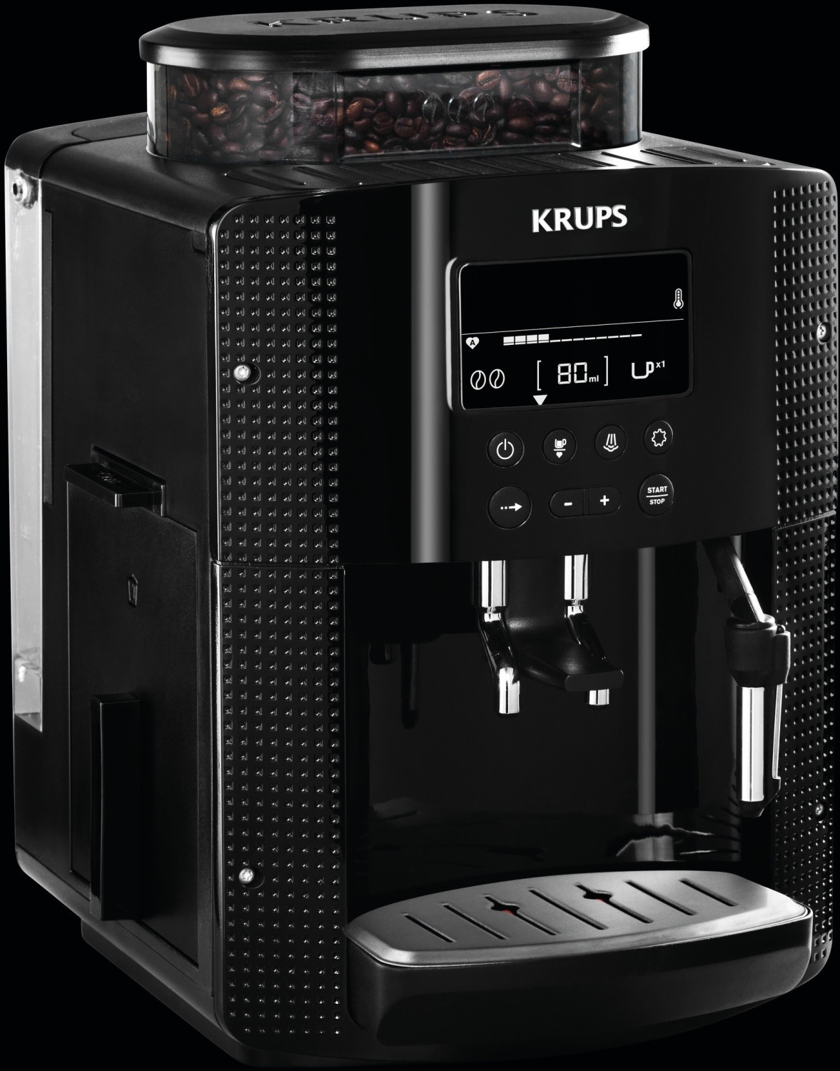 Krups EA8150 - Cafetera Automática 15 Bares de Presión, Pantalla LCD, 3  Niveles de Intensidad, Ajustable de 20 ml a 220 ml, Limpieza y  Descalcificación Automática, Molinillo Integrado : : Hogar y cocina