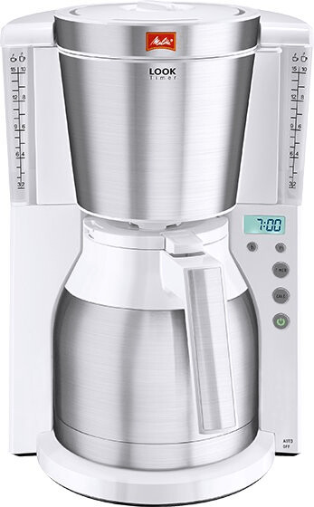 Melitta Look Therm Timer IV Stainless Steel White