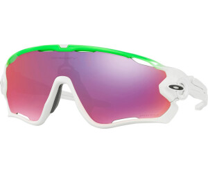 Oakley jawbreaker white green outlet