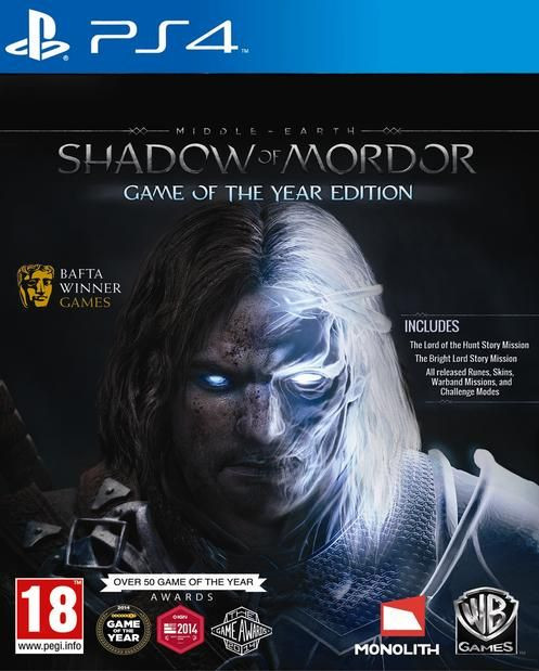Photos - Game Warner Bros Middle-Earth: Shadow of Mordor -  of the Year Edition (PS4