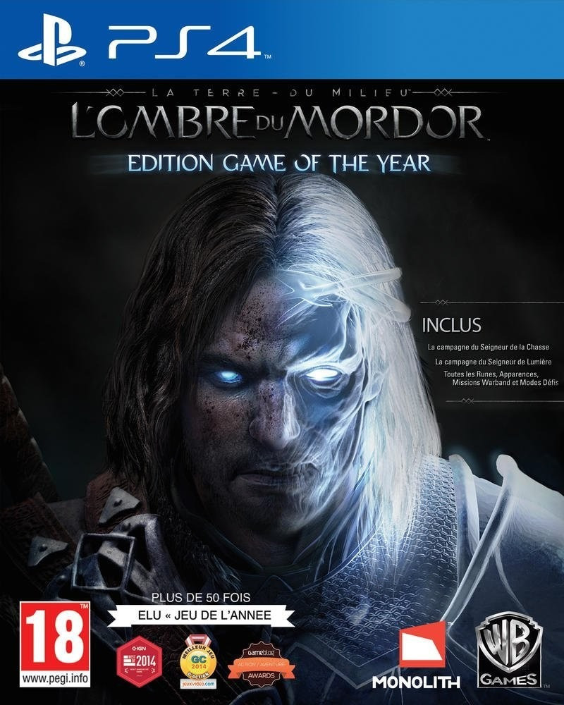 La Terre du Milieu : l'ombre du Mordor - édition jeu de l'année (PS4)