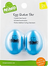 Nino Egg Shaker Paire d'oeufs bleu