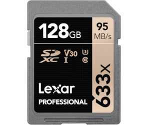 Lexar Professional 633x SDXC 128GB U3 (LSD128CBEU633) a € 22,81 (oggi)