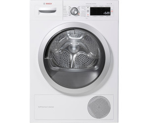 8 kg//Weiß mit Glastür /& Zubehör für Wäschepflege//Verbindungssatz//für platzsparendes übereinander Aufstellen von Waschmaschinen 176 kWh//Jahr Bosch WTW875W0 Serie 8 Wärmepumpen-Trockner//A+++