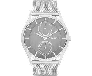 Montre Skagen Holst Pour Homme - Acier Inoxydable Noir Et Gris - Multifonction Et Design Moderne