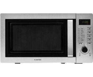 Klarstein Steelwave 800W ab € 144,99 | Preisvergleich bei Steelwave Mikrowelle 23l 800W Grill 1000W Edelstahl Einbaurahmen