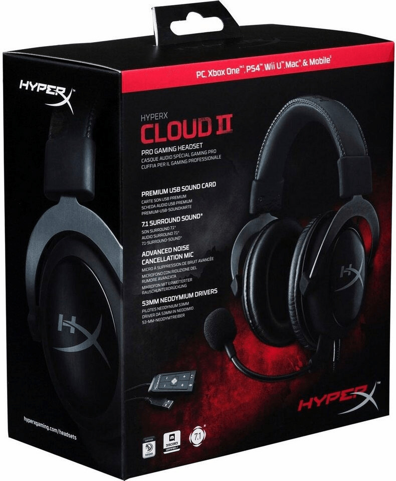HyperX Cloud II (Gun Metal) a € 85,49 (oggi)