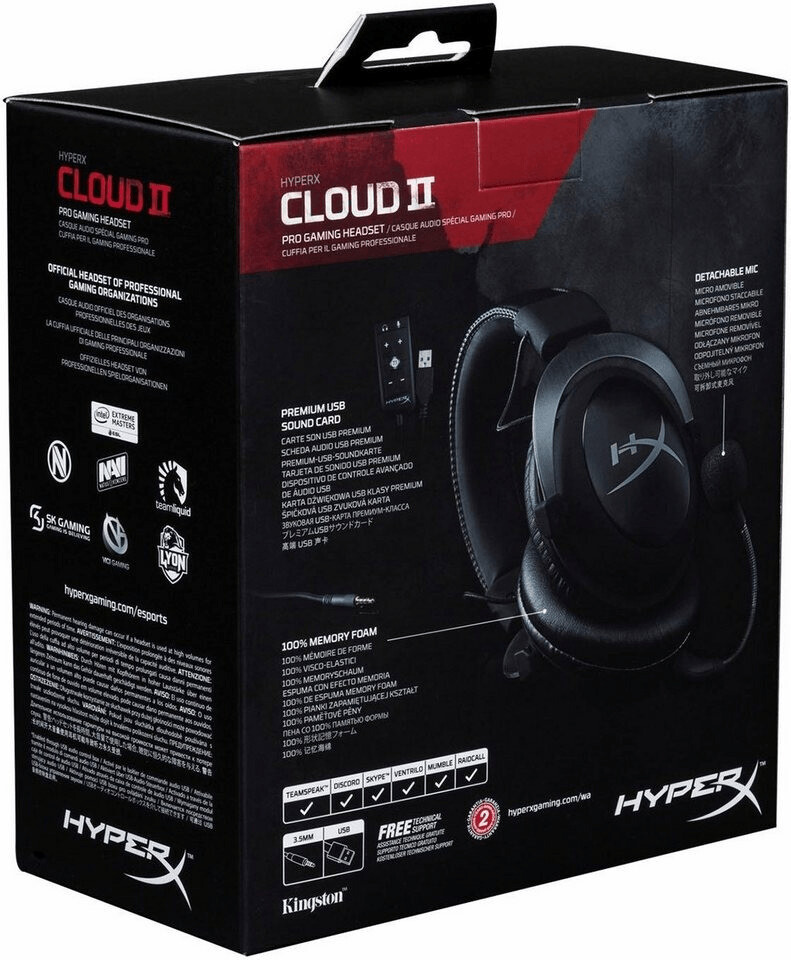 HyperX Cloud MIX - Casque pour jeux (noir bronze à canon) - HP