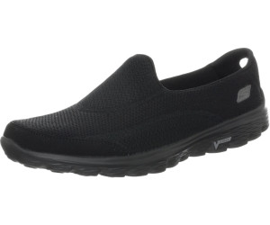 skechers black gowalk 2 linear walking shoes
