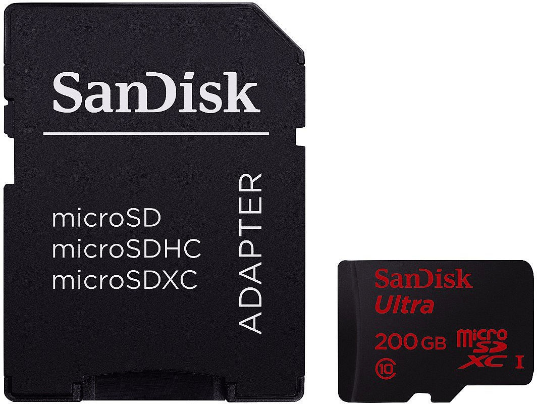 SanDisk Ultra microSDXC 200 Go UHS-I (SDSDQUAN-200G)