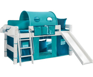 Dolphin Halbhohes Bett Moby Mit Schrager Leiter Weiss Ab 299 00