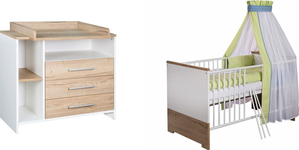 Schardt Ensemble Eco Plus lit + commode à langer