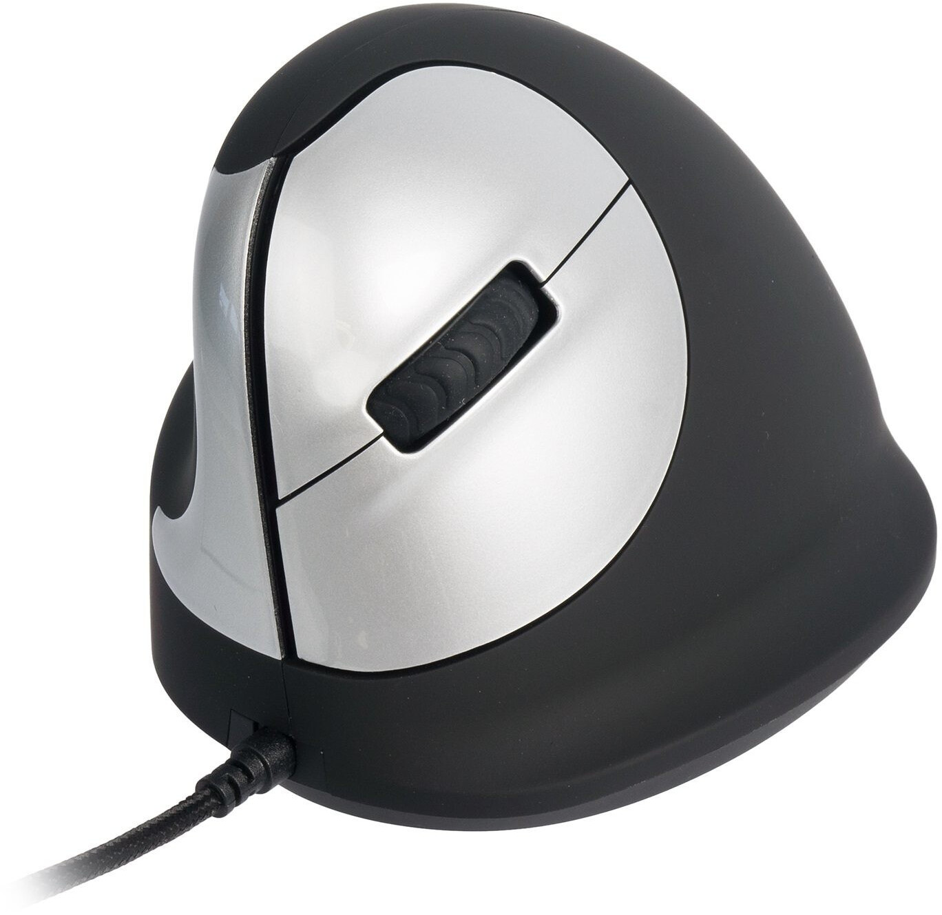 HE R-Go VerticalMaus filaire gauchers (noir/gris)