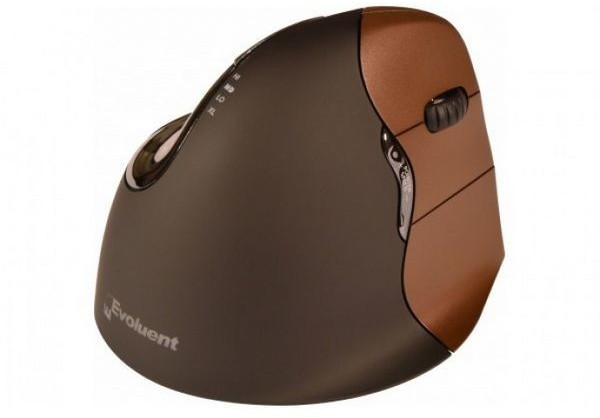 Bakker & Elkhuizen Souris Evoluent4 sans fil droitiers (brun)