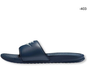 nike benassi navy blue