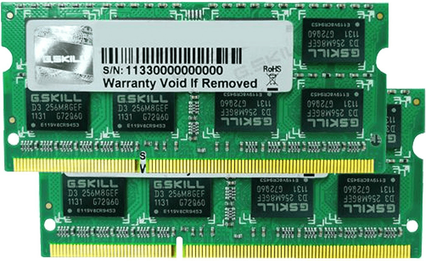 G.Skill 16 Go SO-DIMM DDR3 PC3-12800 CL11 (F3-1600C11D-16GSL)