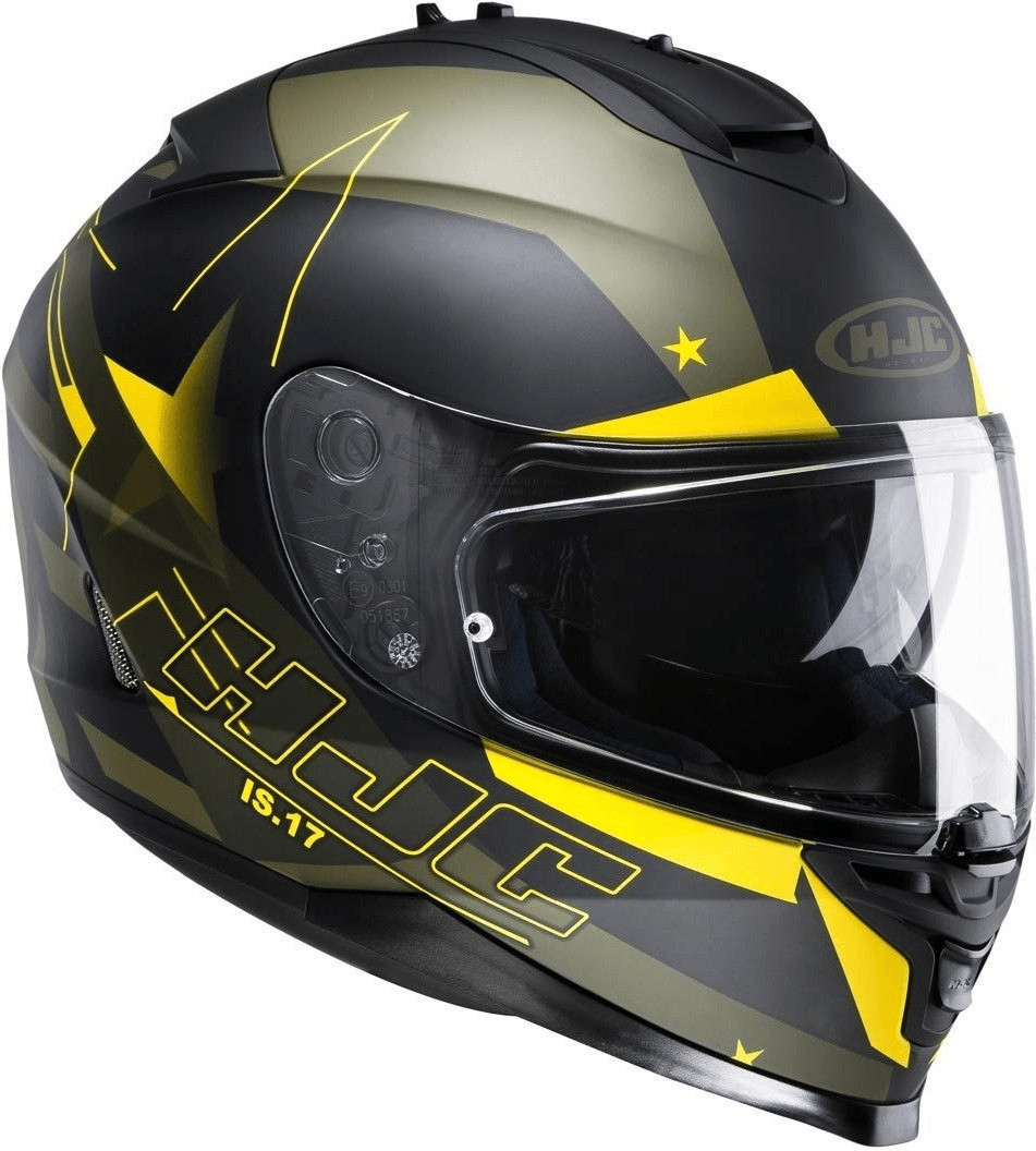HJC IS-17 Armada noir/vert/jaune