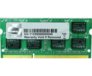 G.Skill 8GB SO-DIMM DDR3 PC3-12800 CL11 (F3-1600C11S-8GSL)