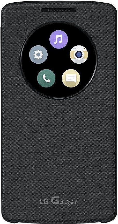 LG Étui Quick Window Circle noir (G3 S)