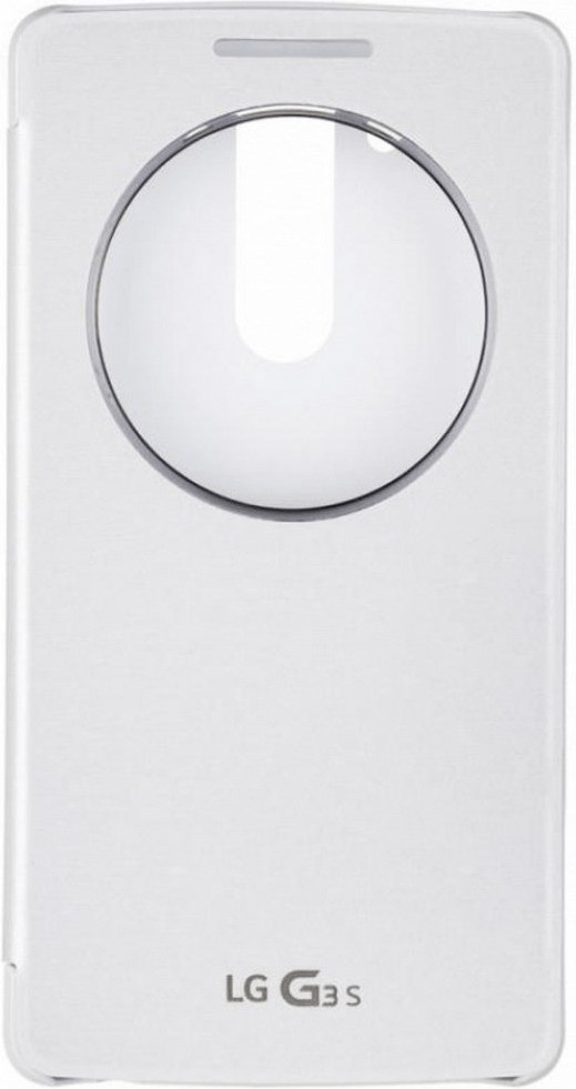 LG Étui Quick Window Circle blanc (G3 S)