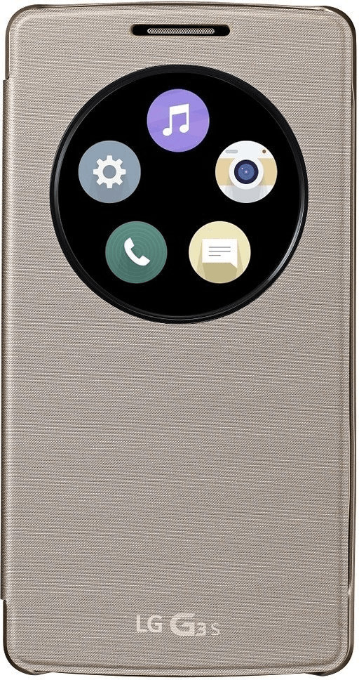 LG Étui Quick Window Circle or (G3 S)