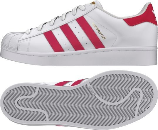 Adidas originals superstar foundation clearance - zapatillas - white/bold pink