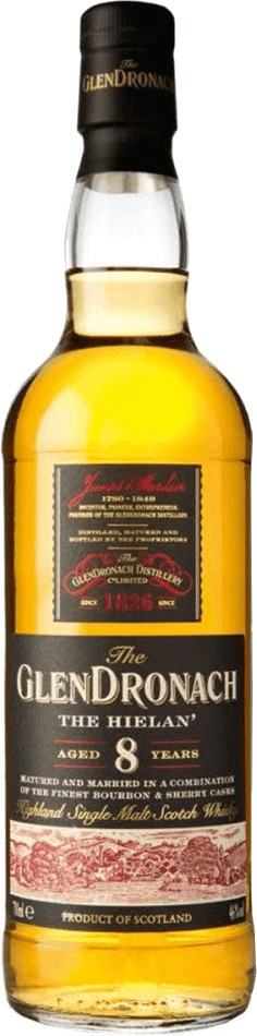Glendronach 8 ans The Hielan' 0,7 L 46 %