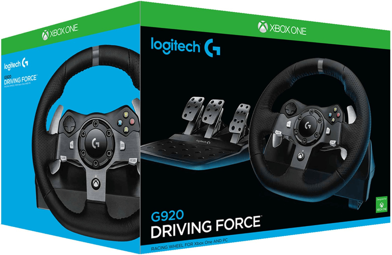 Logitech - G920 DRIVING FORCE Xbox one/PC - Volant PC - Rue du Commerce