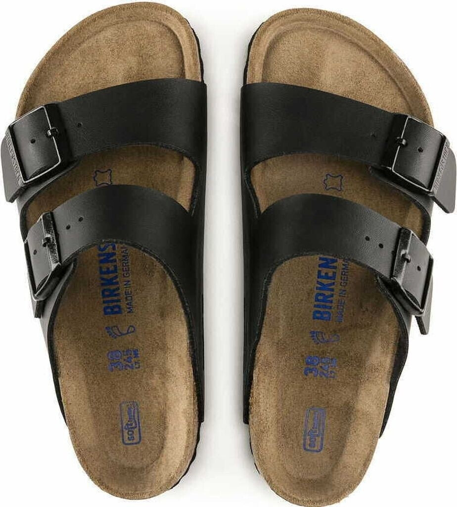 Birkenstock Arizona Birko Flor black Softfootbed au meilleur prix sur idealo