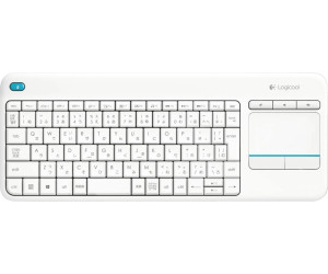 Logitech K400 Plus Wireless Touch Tastatur (weiß) DE