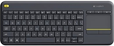 Logitech K400 Clavier sans fil Touch Plus (noir) UK