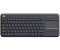 Logitech K400 Plus Wireless Touch Keyboard (Black) ES