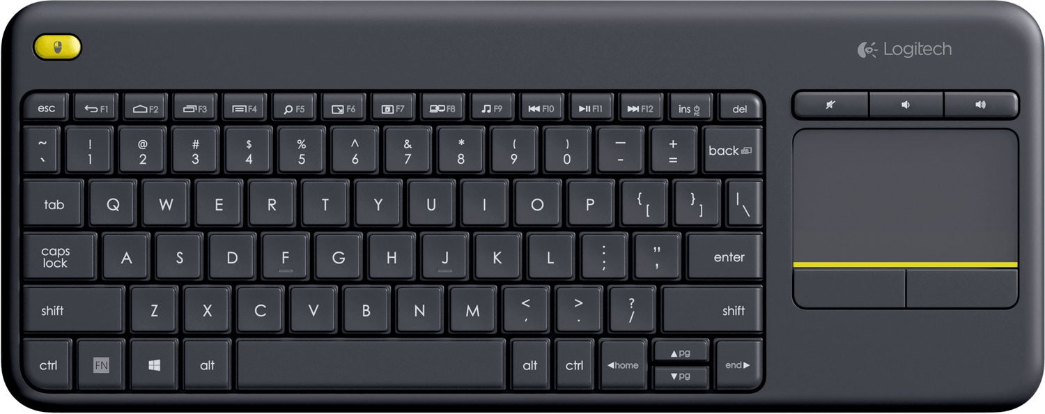 Logitech K400 Plus Wireless Touch Keyboard (noir) FR