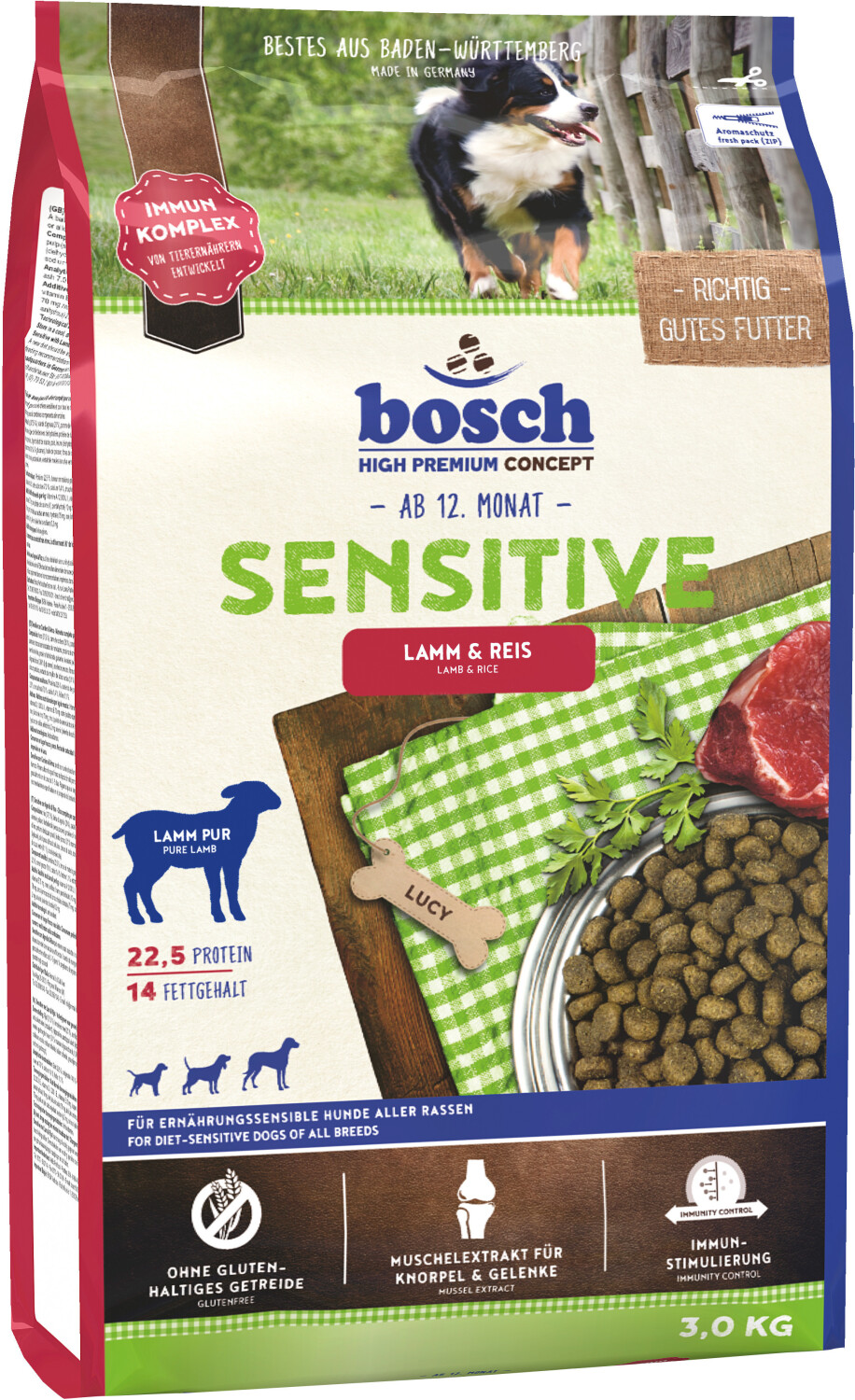 bosch Sensitive Agneau et riz
