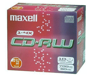 Maxell CD-RW 700MB 80min 4x 10er