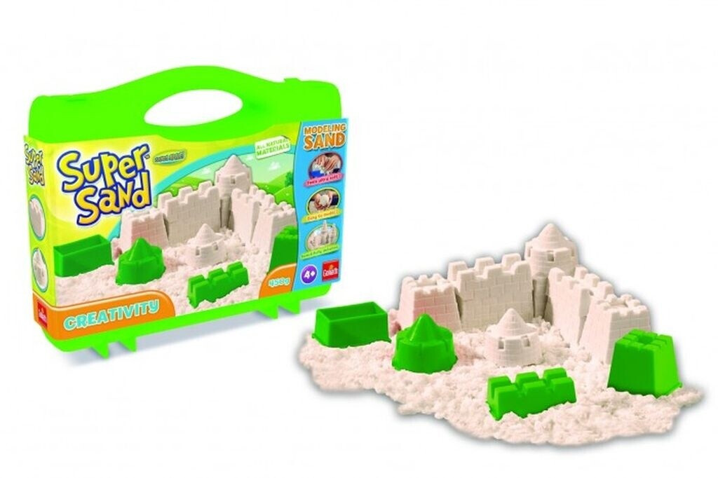 Super Sand Goliath - Sable à Modeler Qui Ne Sèche Pas, 450 G Avec Seau Et Moule, Pour Enfants Dès 4 Ans