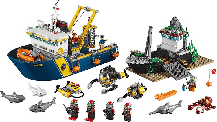 LEGO 43210 Le bateau d'exploration de Vaiana