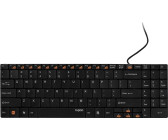 RAPOO N7000 Wired Kabelgebunden Slim-Keyboard black 