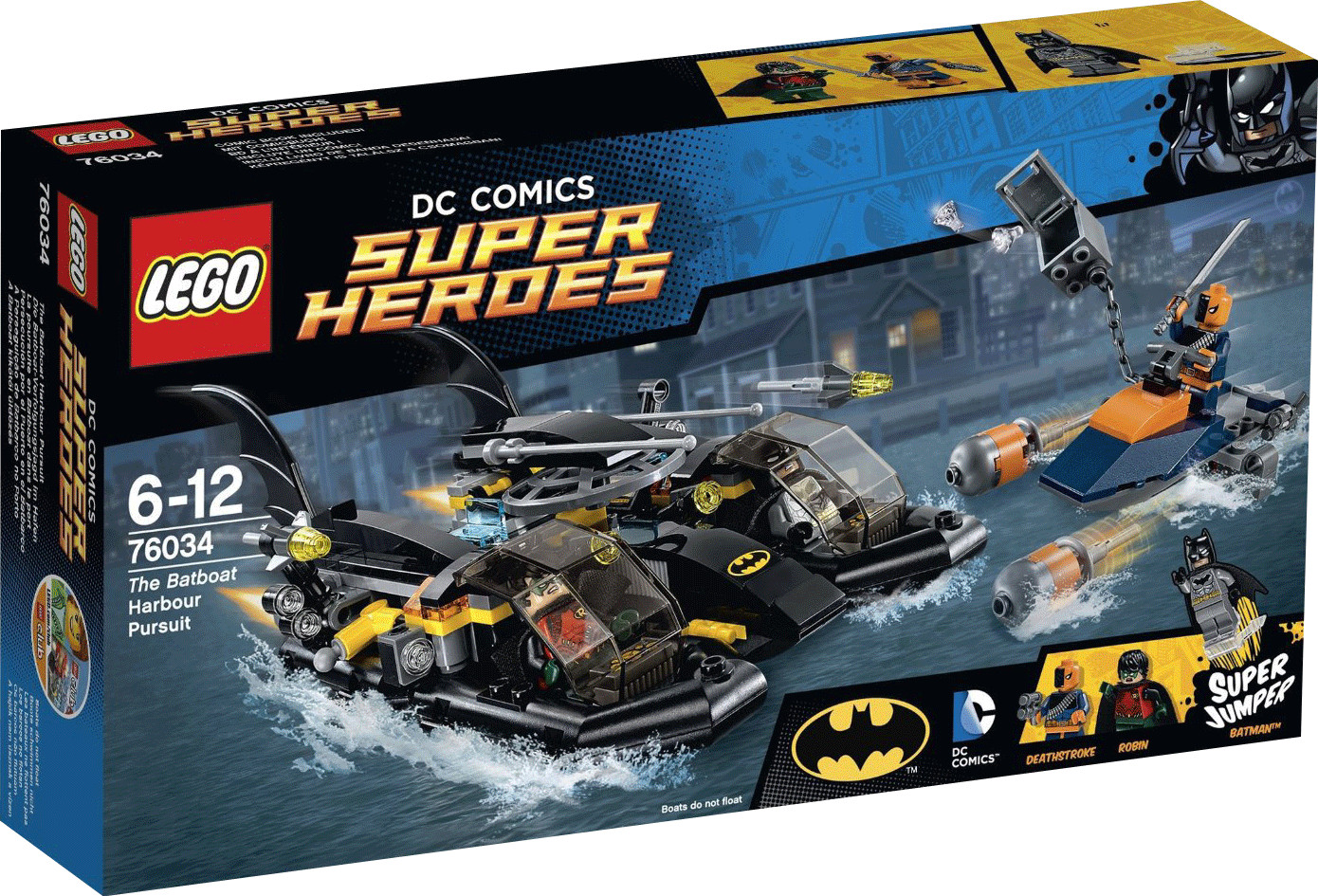 LEGO DC Comics Super Heroes - The Batboat Harbor Pursuit (76034)