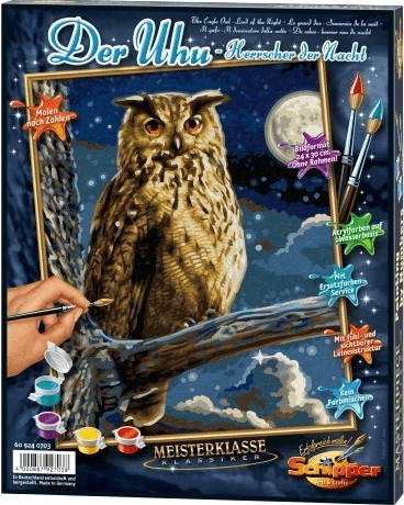 Schipper Peinture au numéro chouette