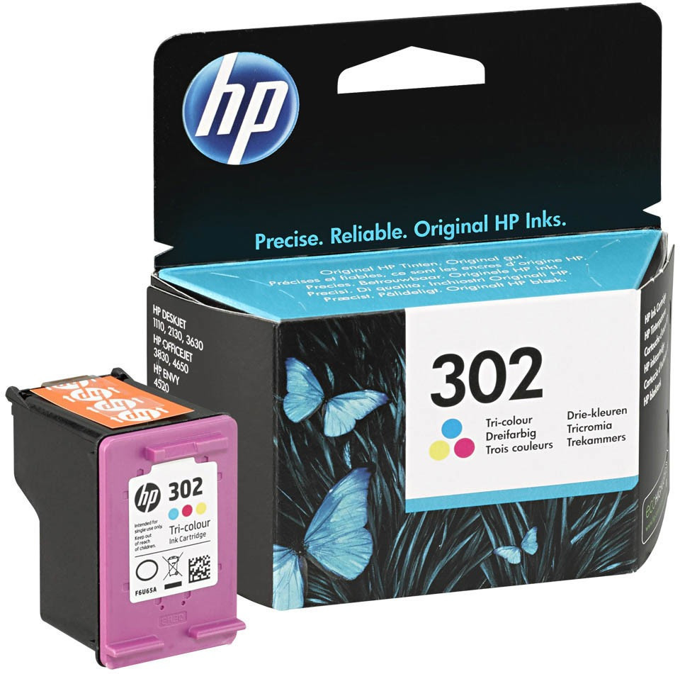 Compatible HP 302 - Noir, couleurs ♻️