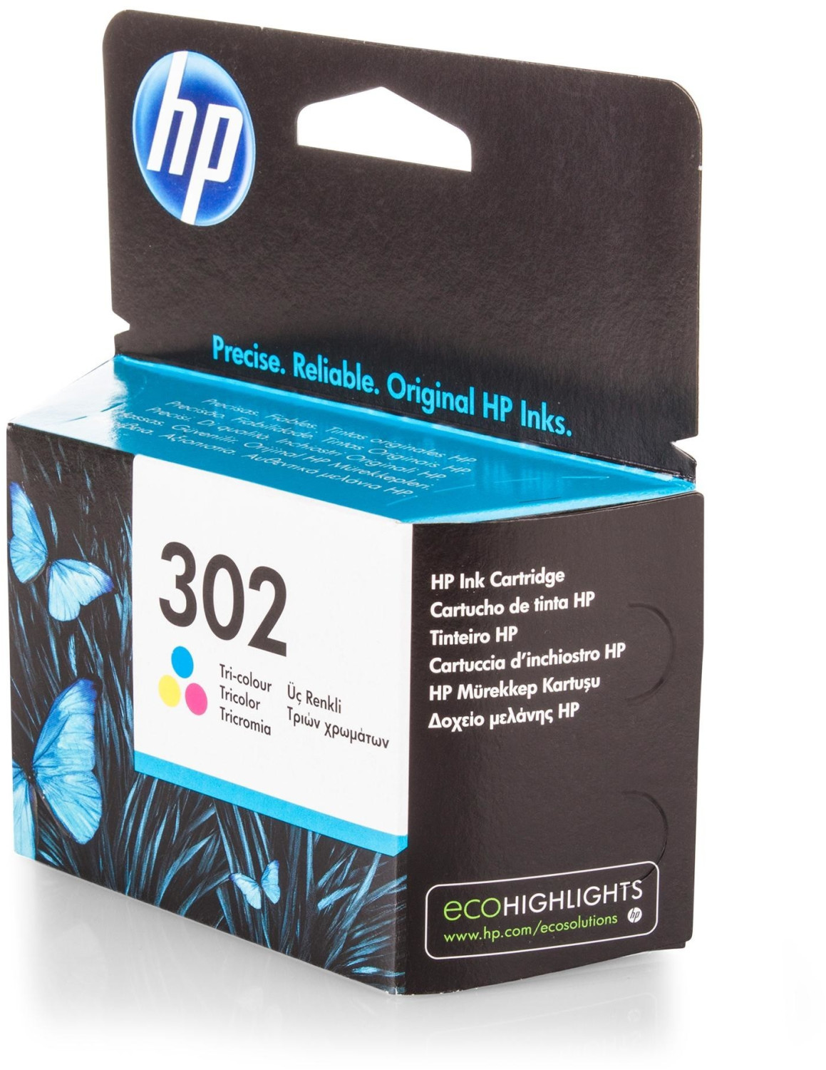 HP 302 cartouche d'encre Noir pour Deskjet 1010, 21XX, 36XX, Envy 45XX,  Officejet 38XX, 46XX d'origine