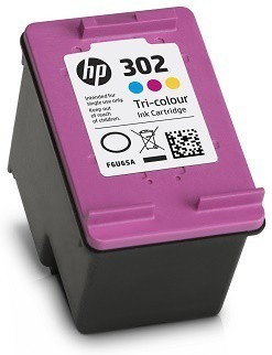 HP F6U65AE  HP 302 Cartouche d encre trois couleurs authentique