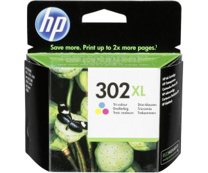 Cartouche d'encre reconditionnée compatible HP 302XL noire (20 ml) et  couleurs (18 ml)