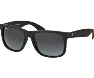 Buy Ray-Ban Justin RB4165 622/T3 (black/polar grey gradient) from £  (Today) – Best Deals on 
