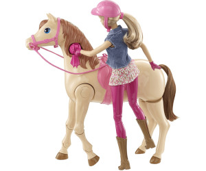 barbie avec cheval qui marche